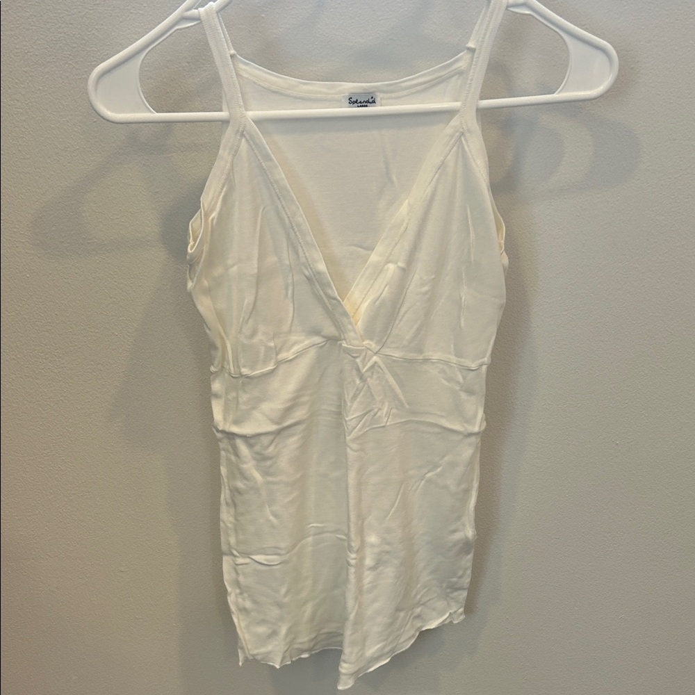 Splendid White V-Neck Camisole